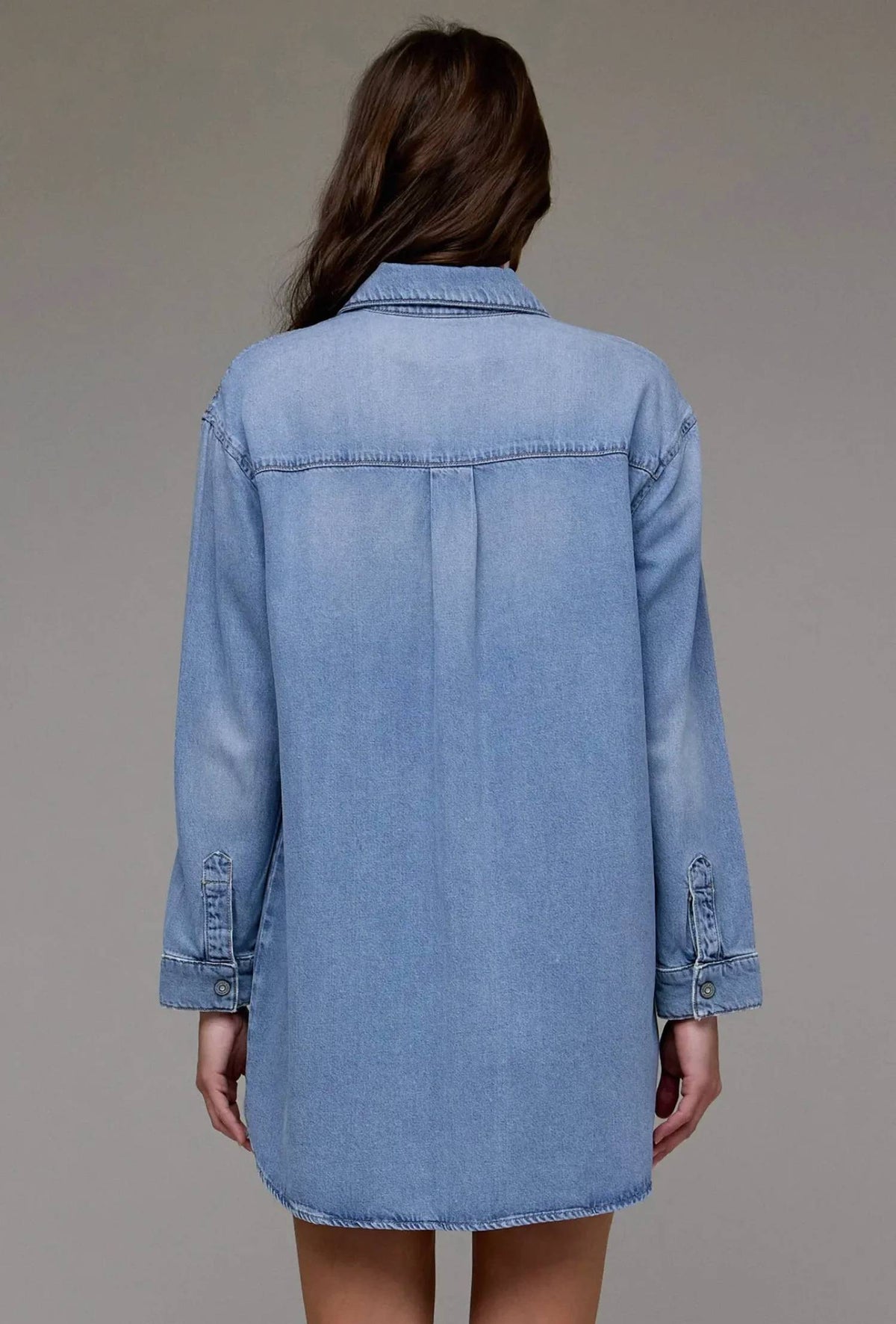 Hidden - Oversized Shirt Dress