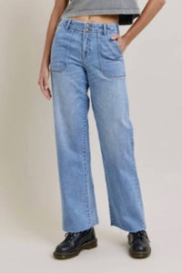Hidden - PATCH POCKET JEANS