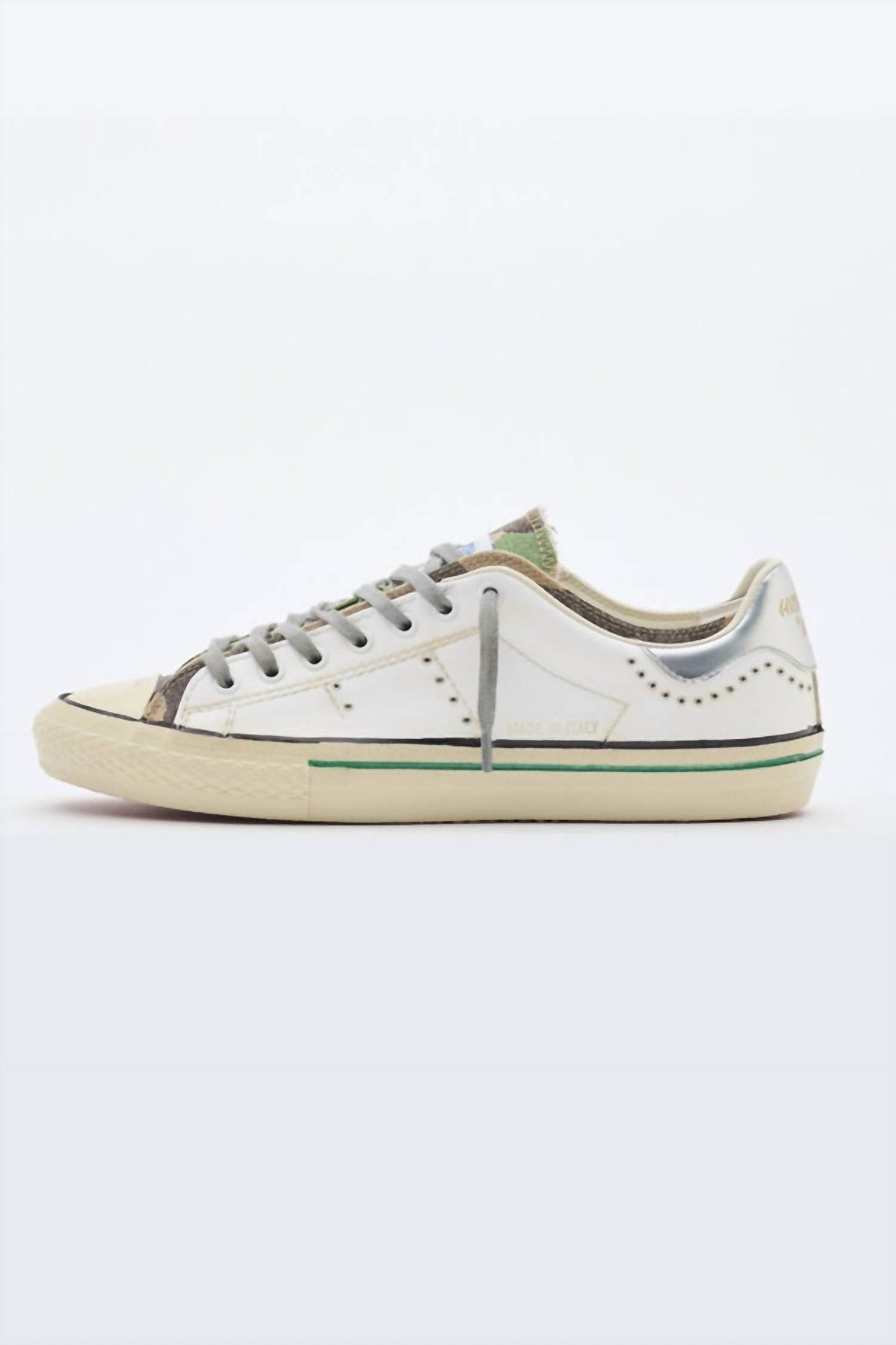 Hidnander - Women's Starless Low Moma Art Sneaker - shoes - sneakers - white