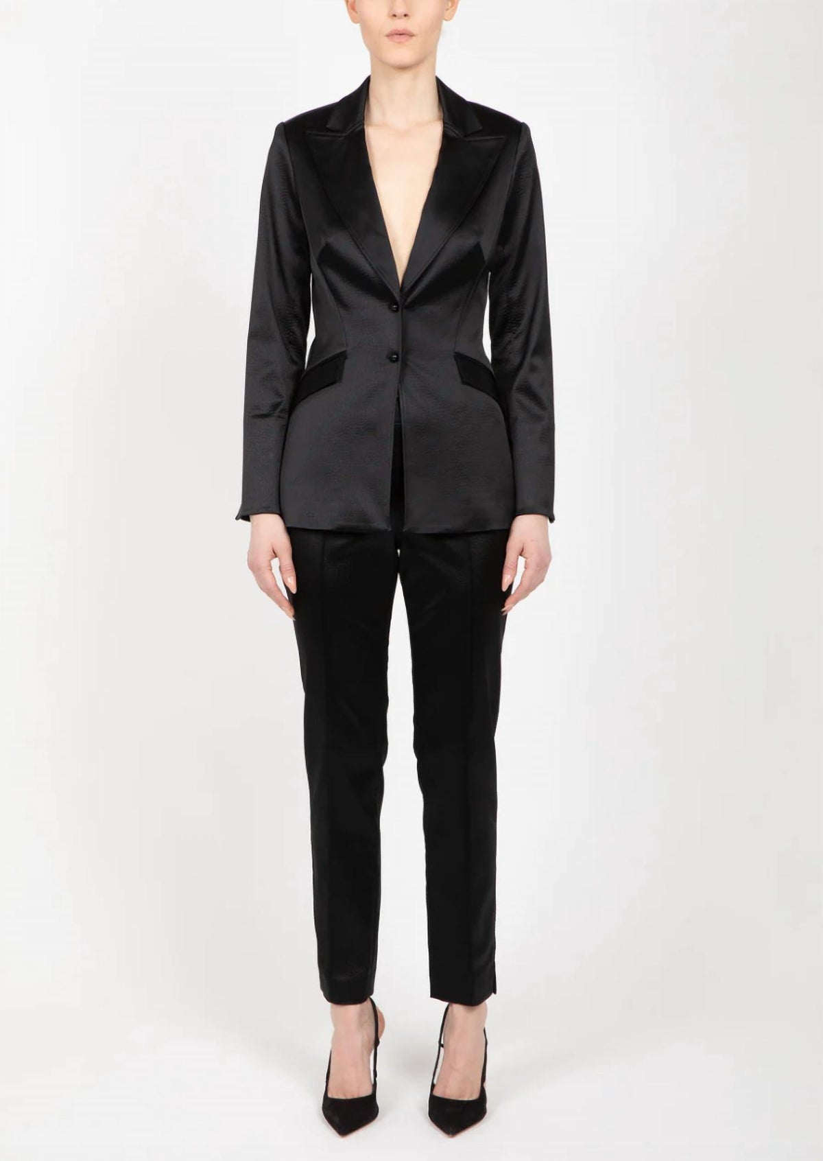 Hilton Hollis - Ostrich Embossed Satin Jacket