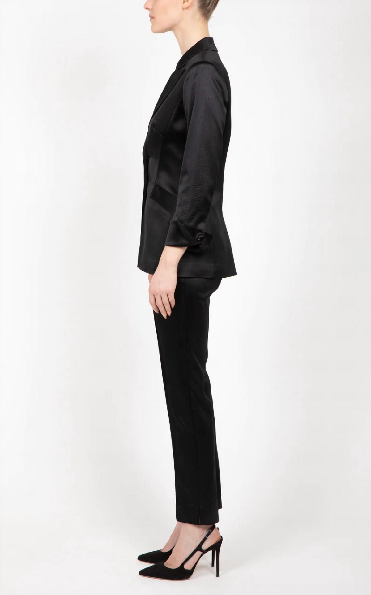 Hilton Hollis - Ostrich Embossed Satin Jacket