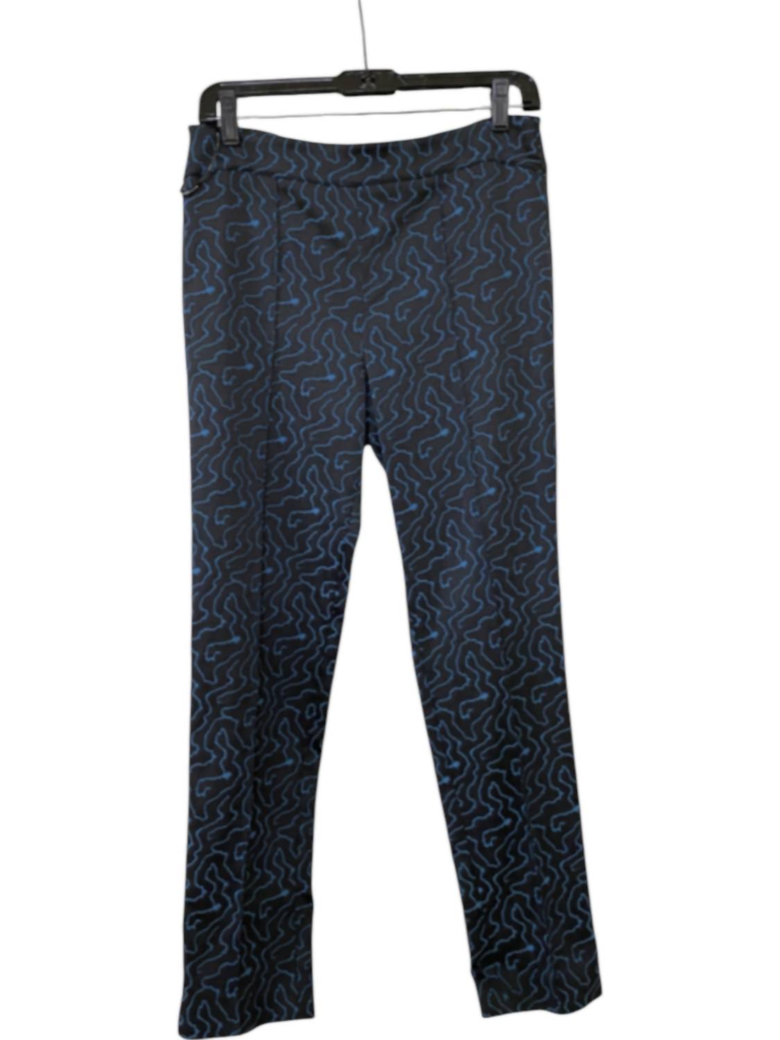 Hilton Hollis - Women's Aria Jacquard Pants - blue - clothing - leggings