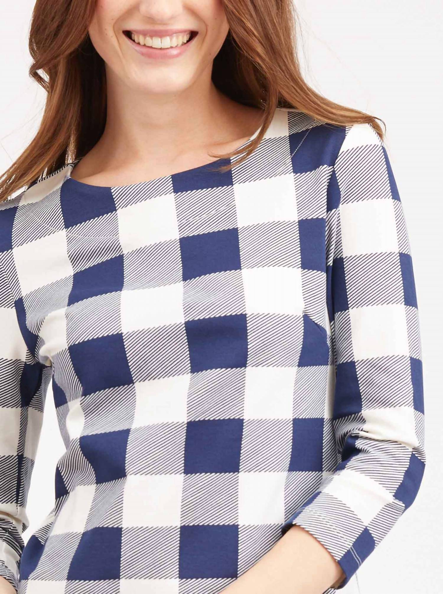 Hinckley - Buffalo Check Dress - blue - clothing - dresses