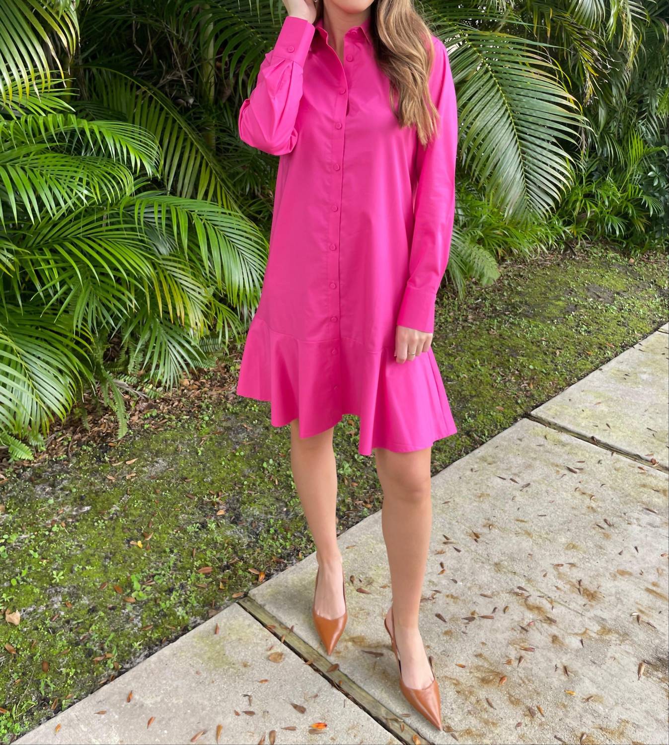 Hinson Wu - Adeline Long Sleeve Dress - clothing - cotton - blend - dresses