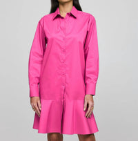 Hinson Wu - Adeline Long Sleeve Dress - clothing - cotton - blend - dresses