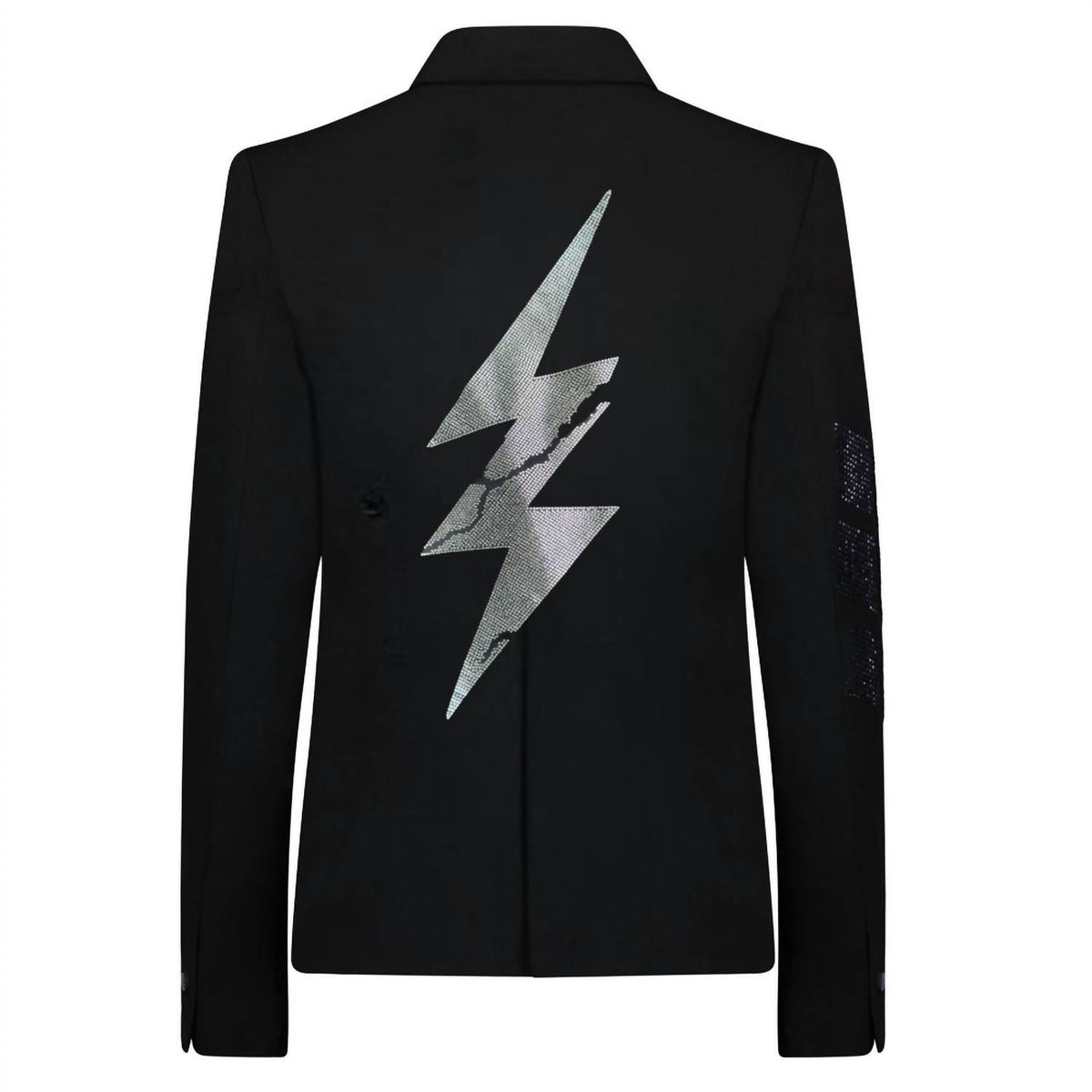 Hipchik - Women's Crystal Lightening Bolt Blazer