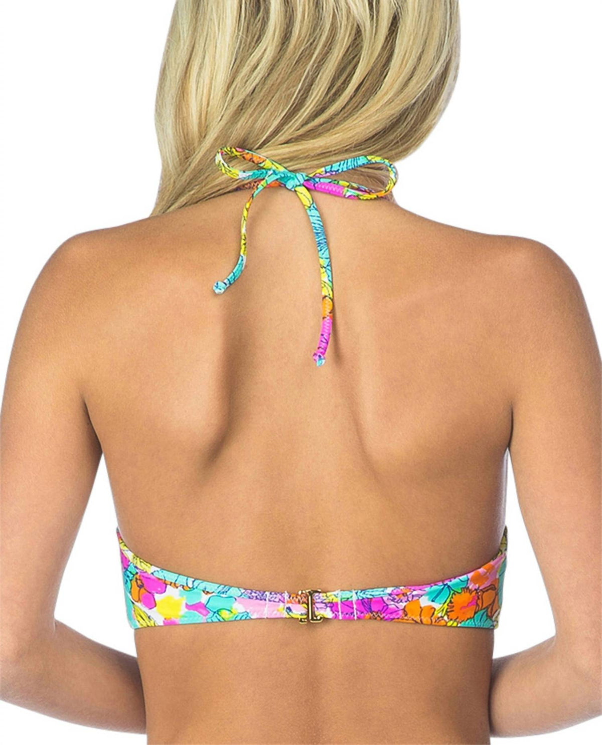 Hobie - Underwire Push Up Ruffle Bralette Bikini Top