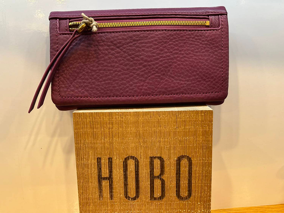 Hobo - lumen continental pebble grain wallet
