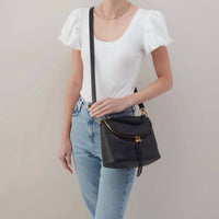 Hobo - Women's Fern Top Handle Satchel - bags - black - handbags
