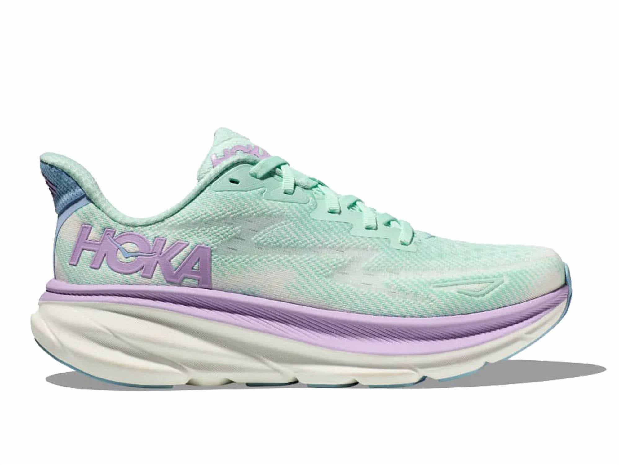 Hoka - Women's Clifton 9 Running Shoes - athletic - shoes - green - shoes