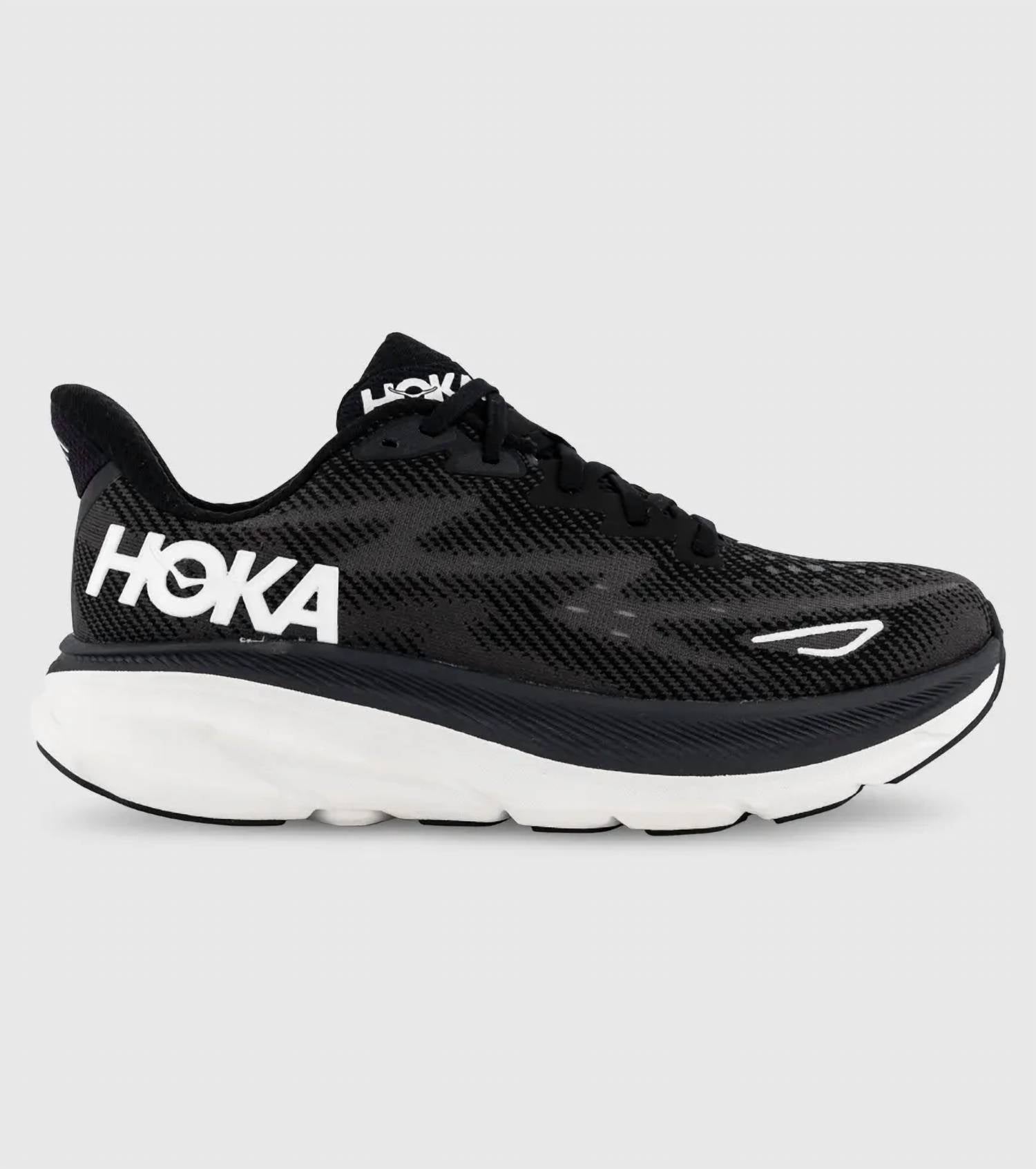 Hoka - Women's Clifton 9 Running Shoes - athletic - shoes - black - shoes
