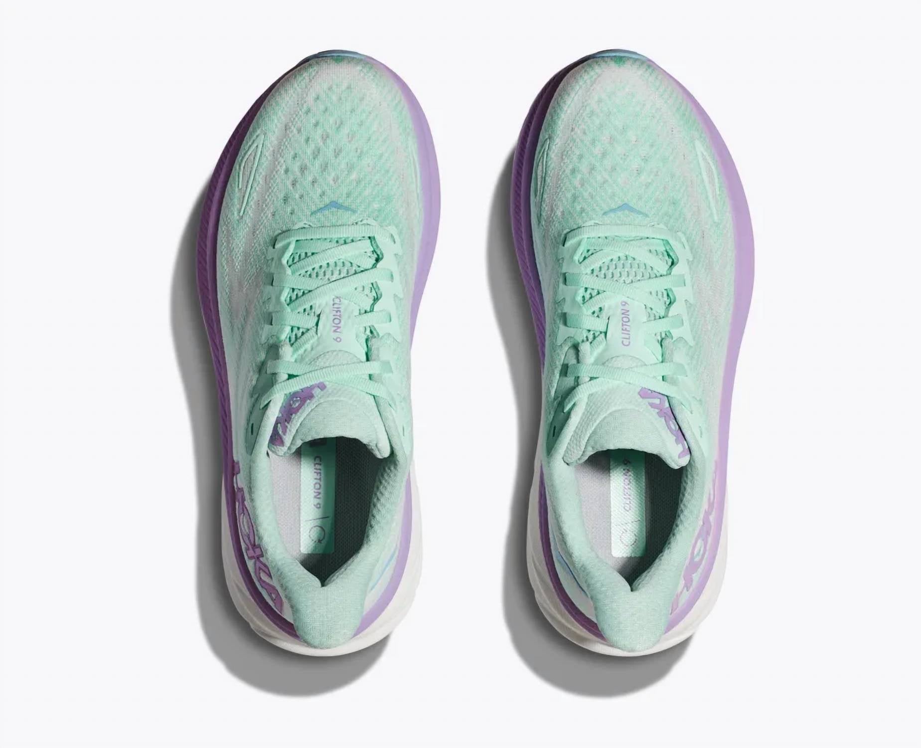 Hoka - Women's Clifton 9 Running Shoes - athletic - shoes - green - shoes