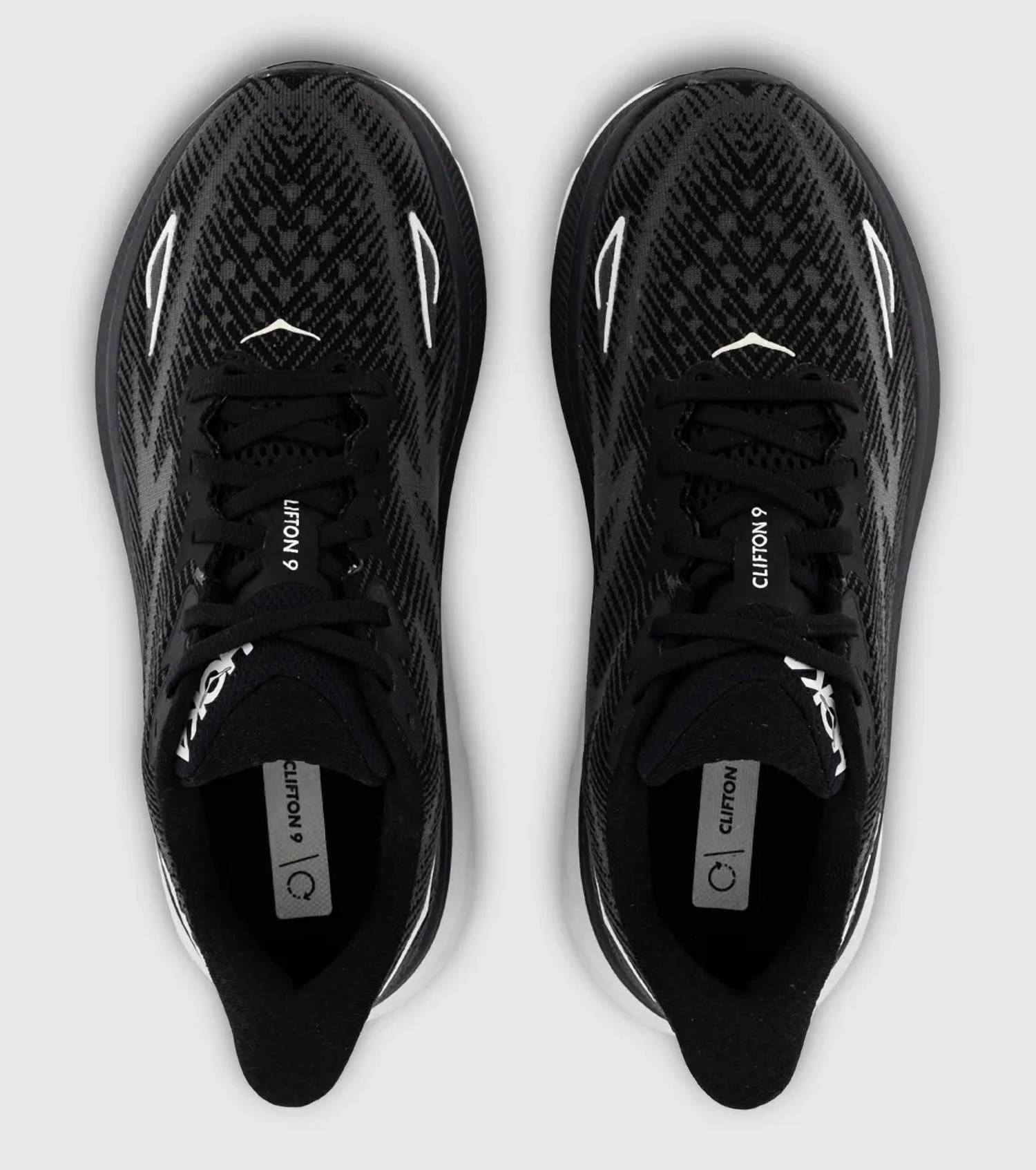 Hoka - Women's Clifton 9 Running Shoes - athletic - shoes - black - shoes