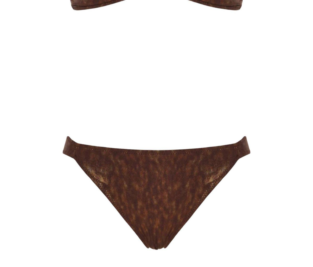 Holyday - Cara Strapless Metallic Bikini Set