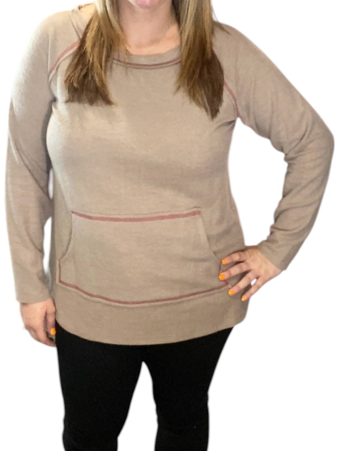 Honeyme - Kangaroo Pocket Sweater