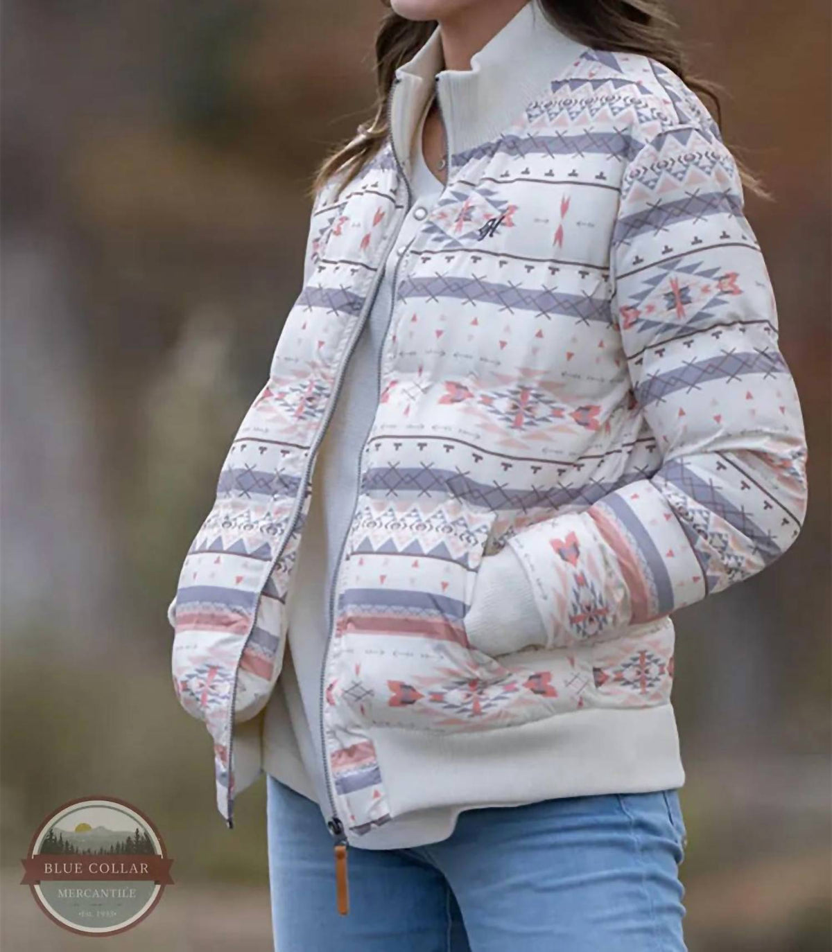 Hooey - Women's Aztec Puffer Jacket