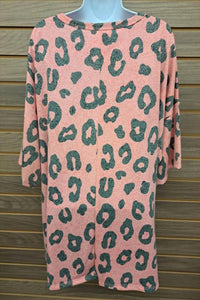 Hopely - Women's Leopard Short Sleeve