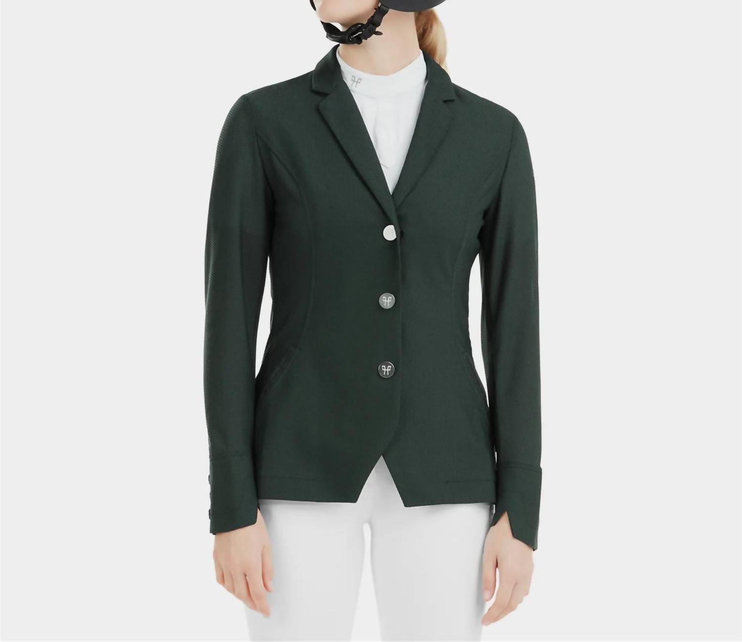 Horse Pilot - Aeromesh Ladies Show Coat - casual - jacket - clothing - green