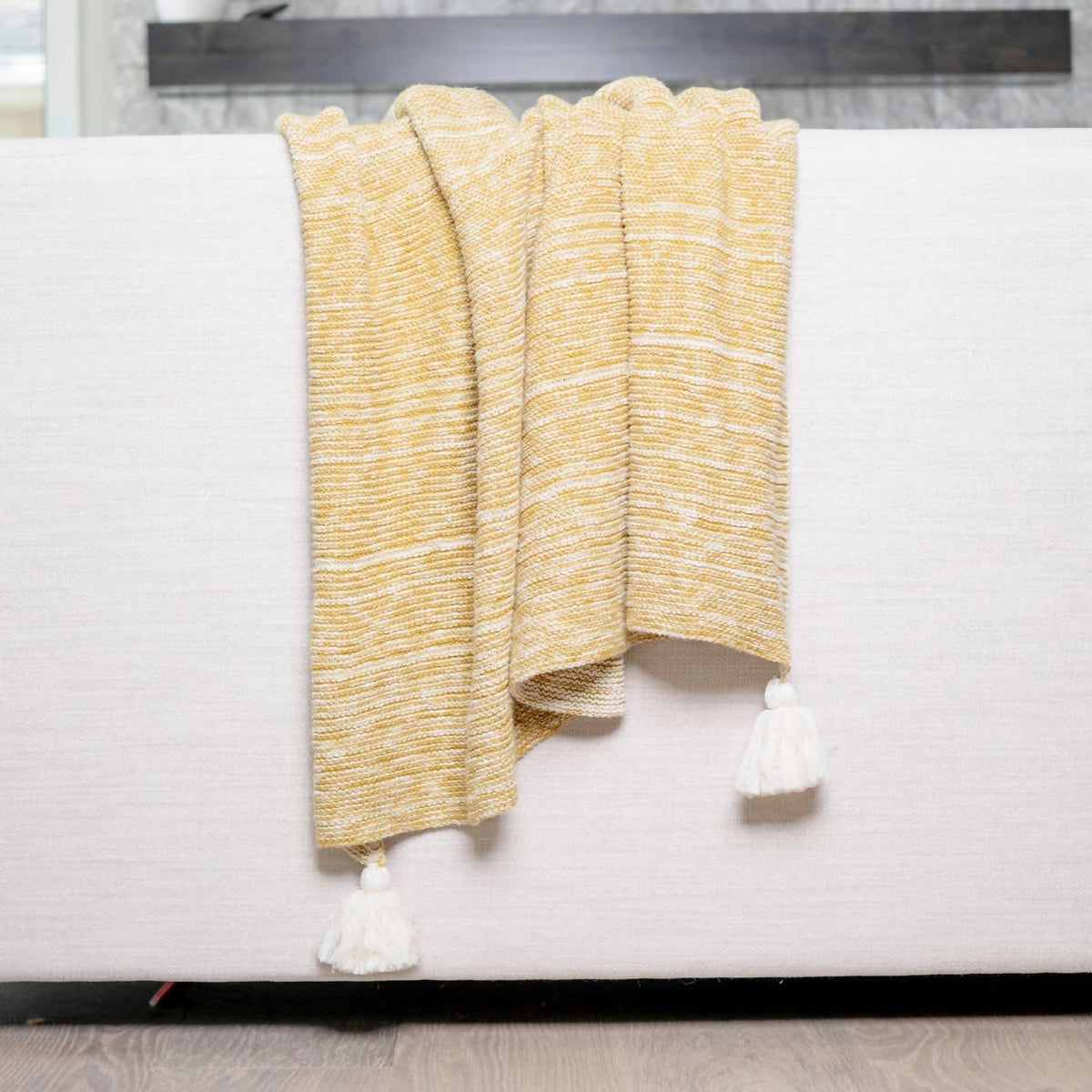 Howard'S - Marled Knit Throw Blanket
