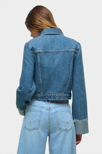 Hudson - Cuffed Crop Denim Jacket