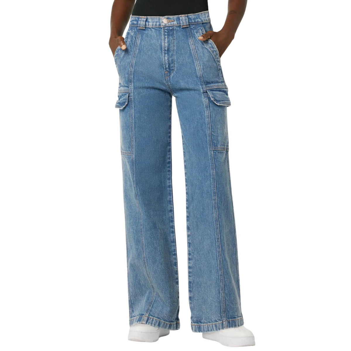 Hudson - High Rise Wide Leg Cargo