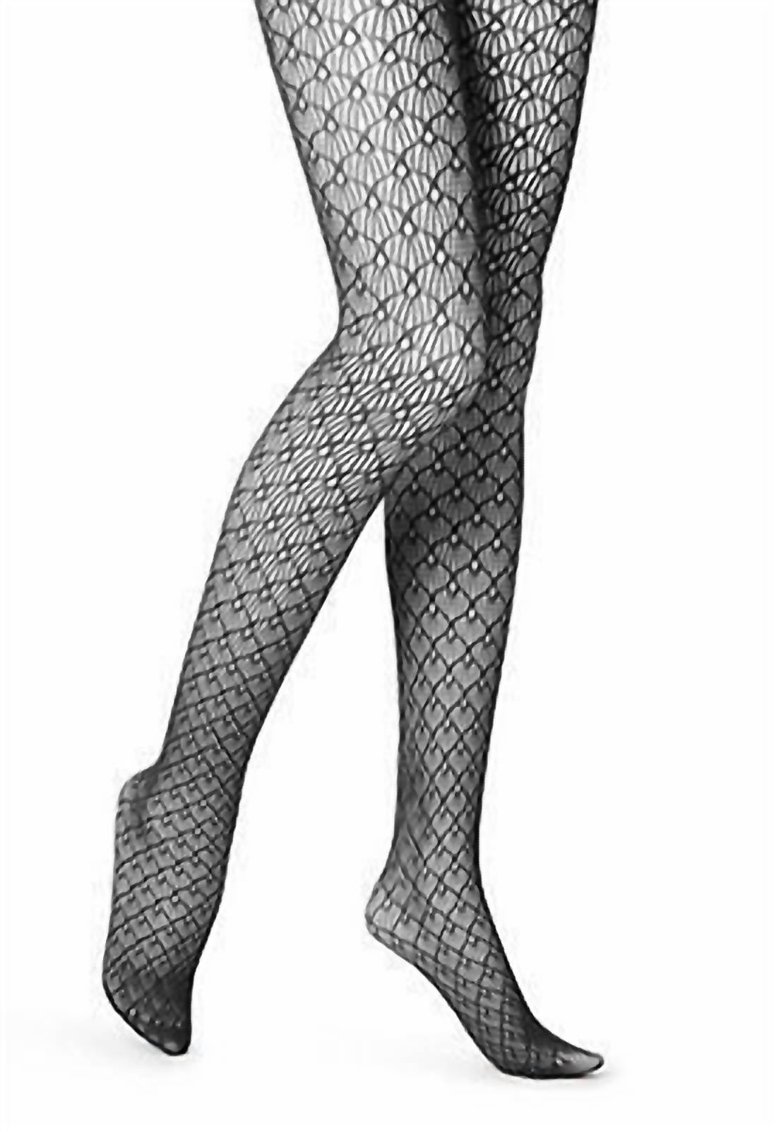 Shell Net Tights