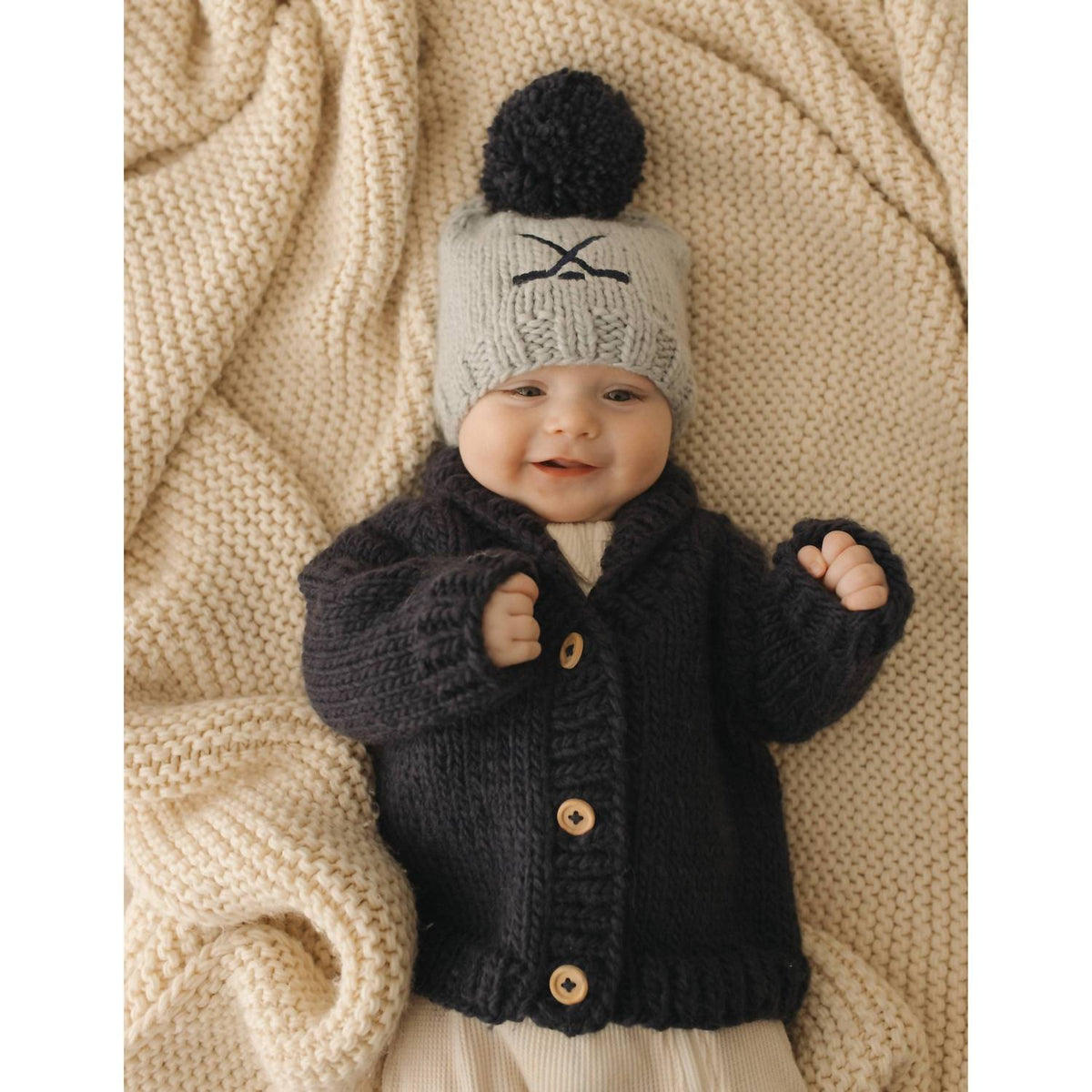 Huggalugs - Shawl Collar Cardigan Sweater