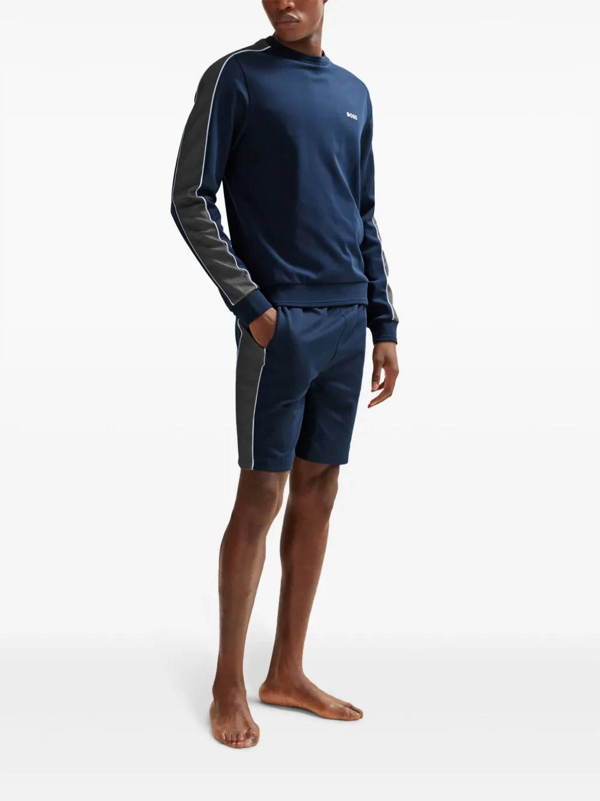 Hugo Boss - Cotton Knit Track Shorts
