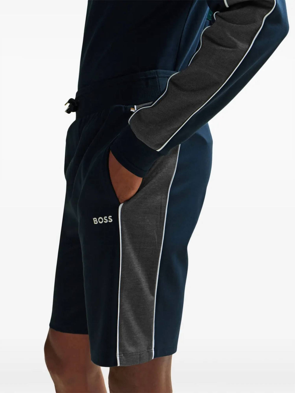 Hugo Boss - Cotton Knit Track Shorts