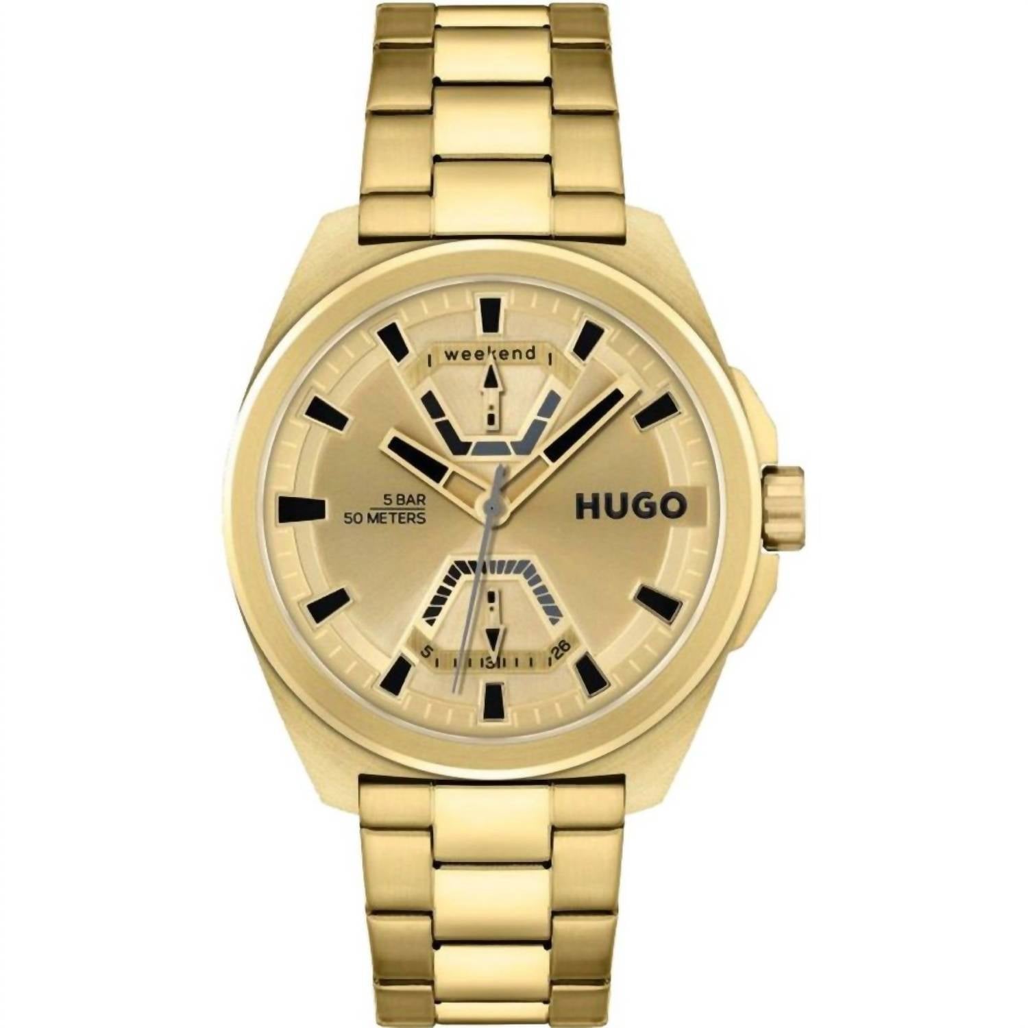 Hugo Boss - Men's Stainless Steel Watch - accessories - gold - men
