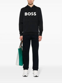 Hugo Boss - Soody Rubberized Logo Hoodie Sweatshirt