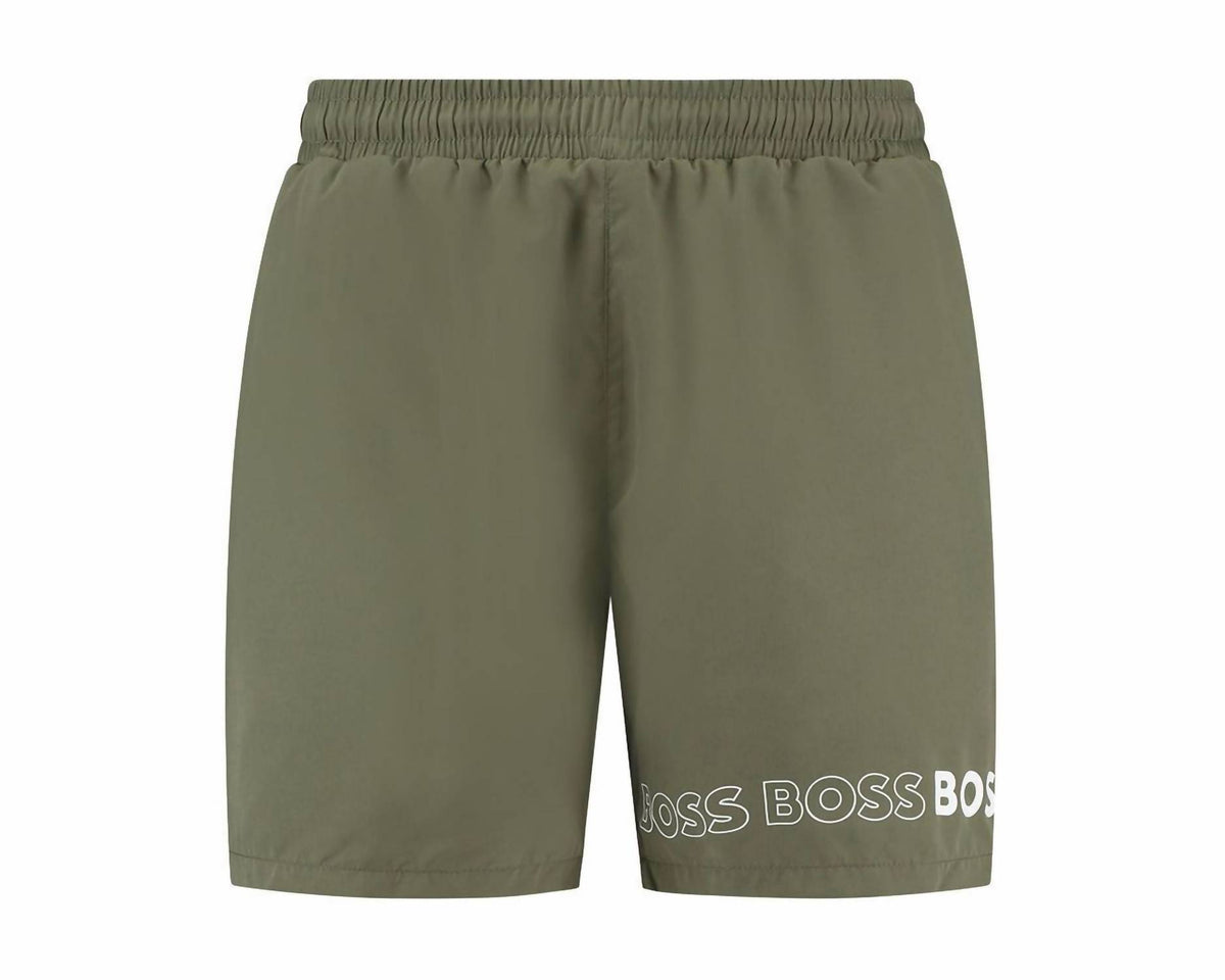 Hugo Boss - Standard Vertical Logo Swim Trunks
