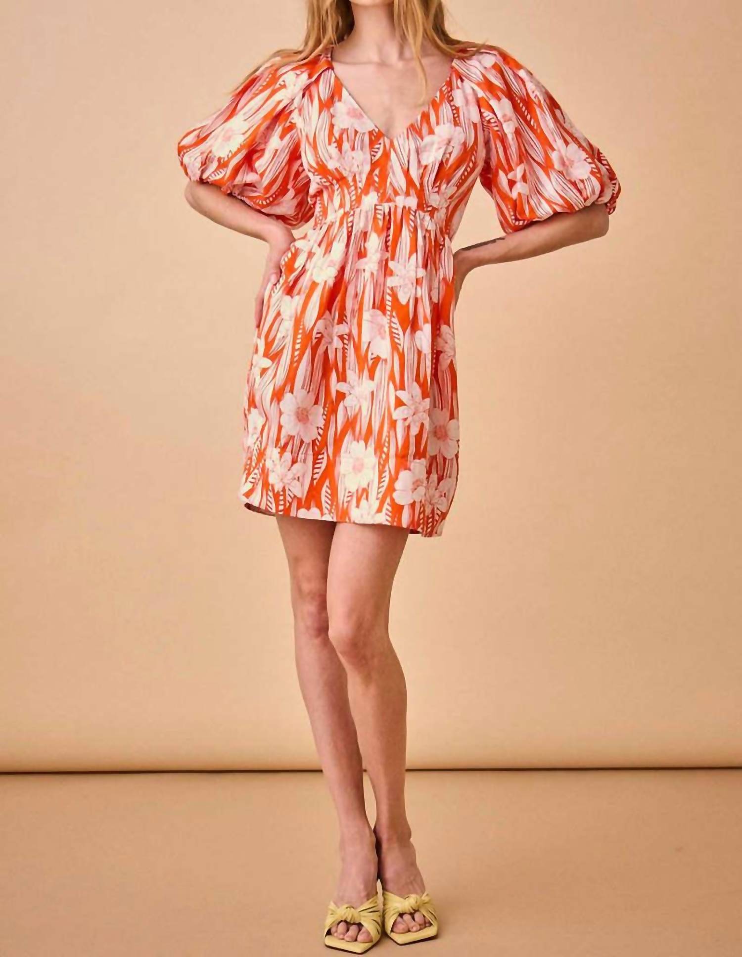 Hunter Bell - Andie V - neck Dress - clothing - collection:vacationdresses(Auto) - dresses