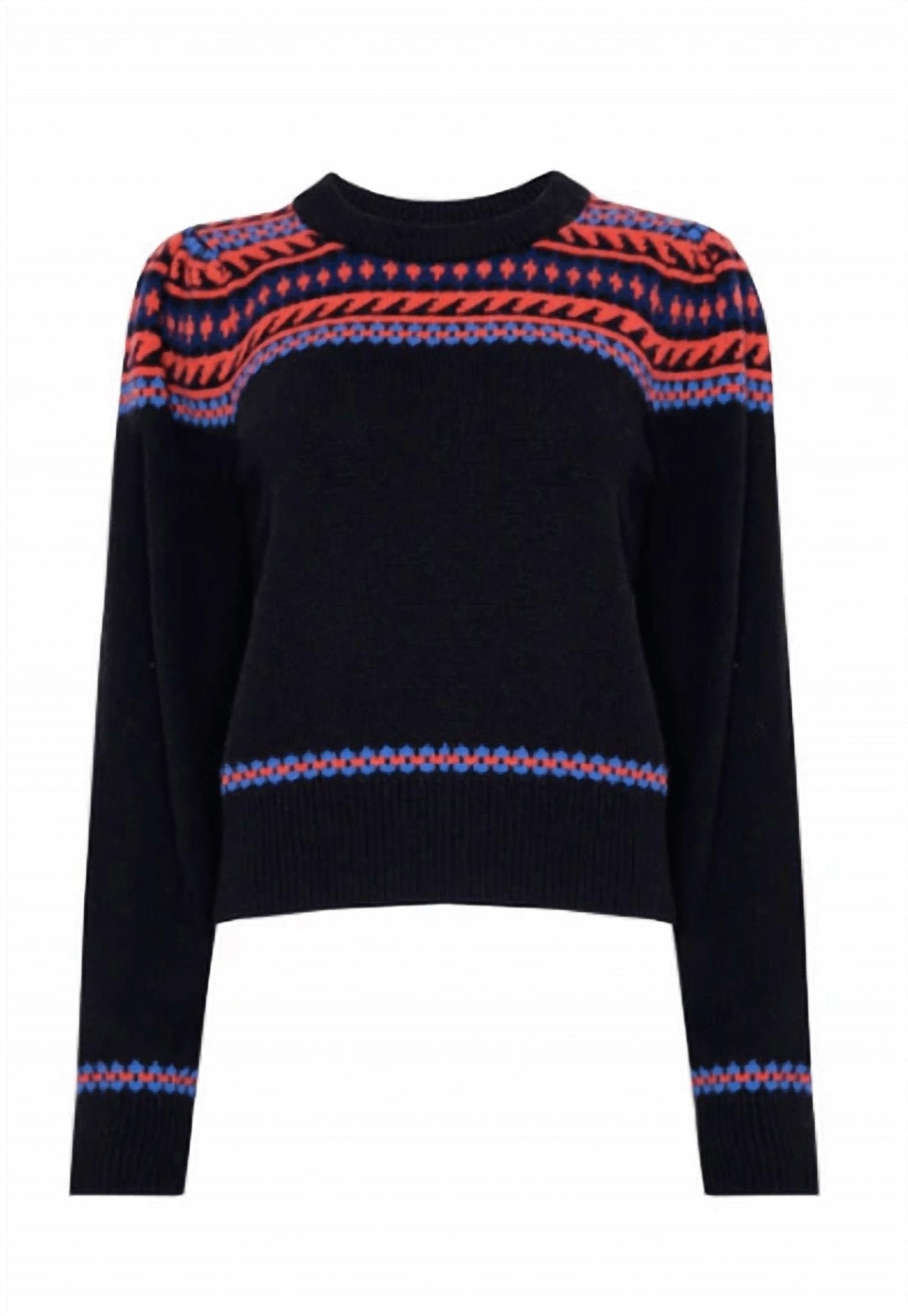 Hunter Bell - JACKIE SWEATER - black - clothing - crew