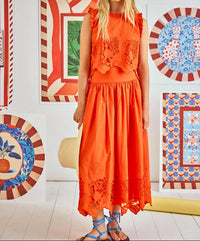 Hunter Bell - Nathalie Skirt - clothing - knee - length - skirts - midi