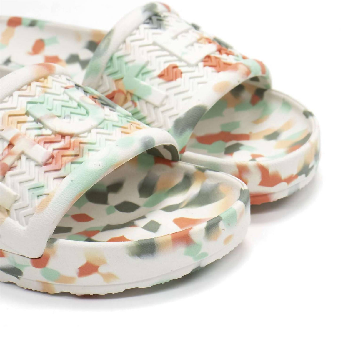 Hunter - Women's Bloom Algae Marble Slide Sandals