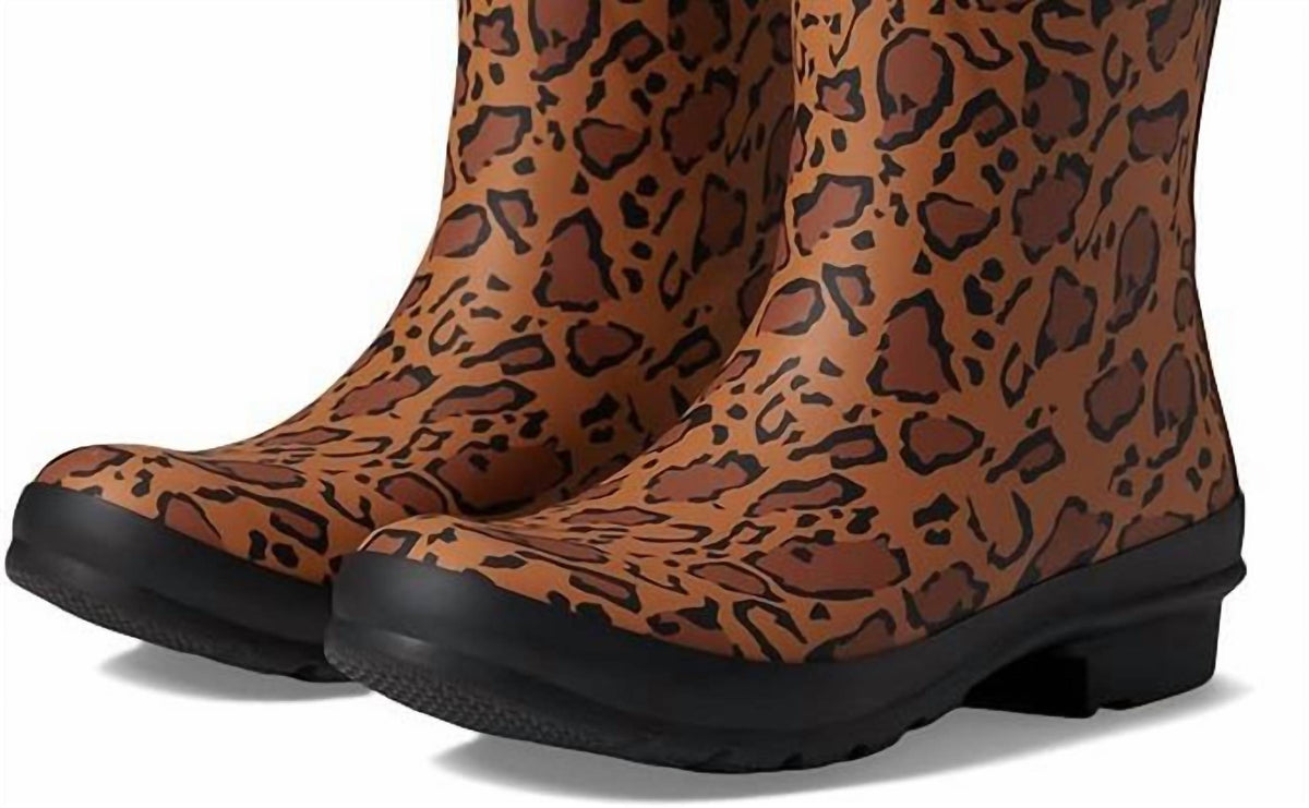 Hunter - Women's Original Short Leopard Print Boots