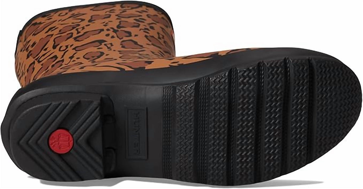 Hunter - Women's Original Short Leopard Print Boots