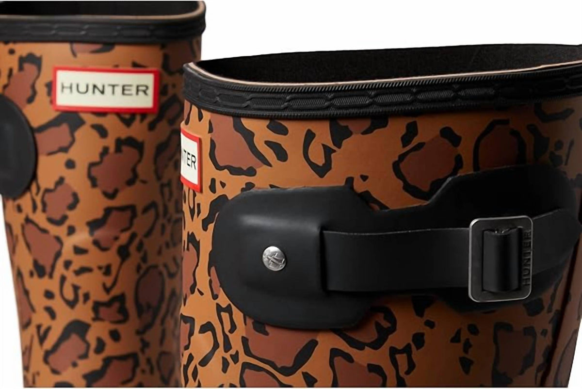 Hunter - Women's Original Short Leopard Print Boots