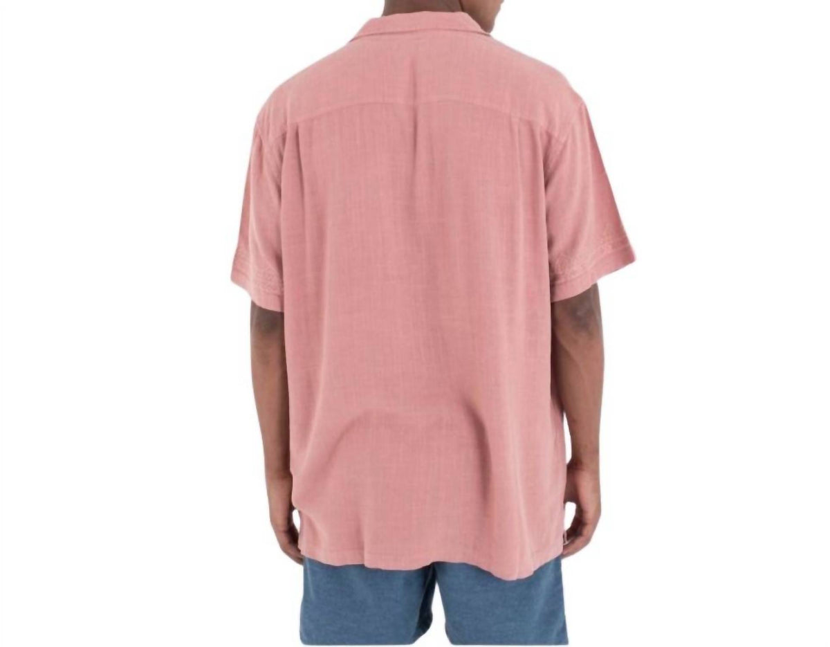 Hurley - Laguna Camp Embroidered Button-front Shirt