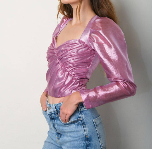 Hutch - Barbie Holiday Top - blouses - clothing - pink