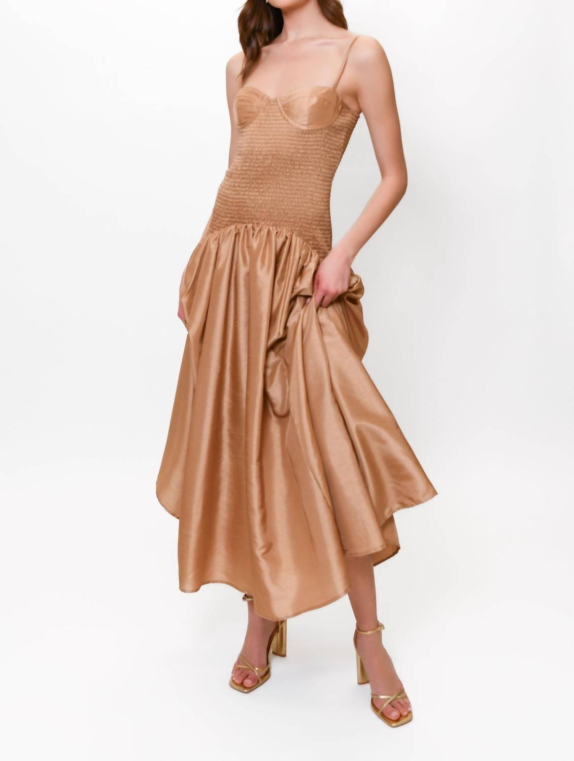 Hutch - Golden Goose Dress - brown - clothing - dresses