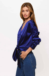Hutch - Kass Long Sleeve Tie Top