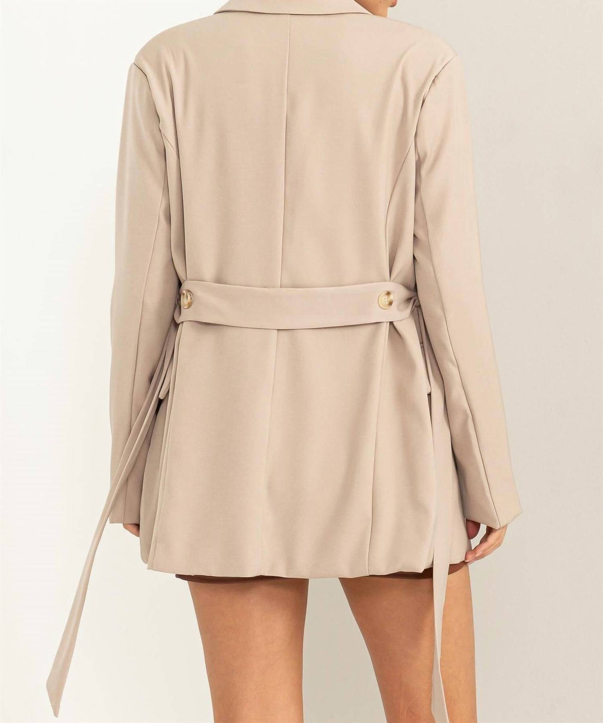 Hyfve - All-access Tie Belted Blazer