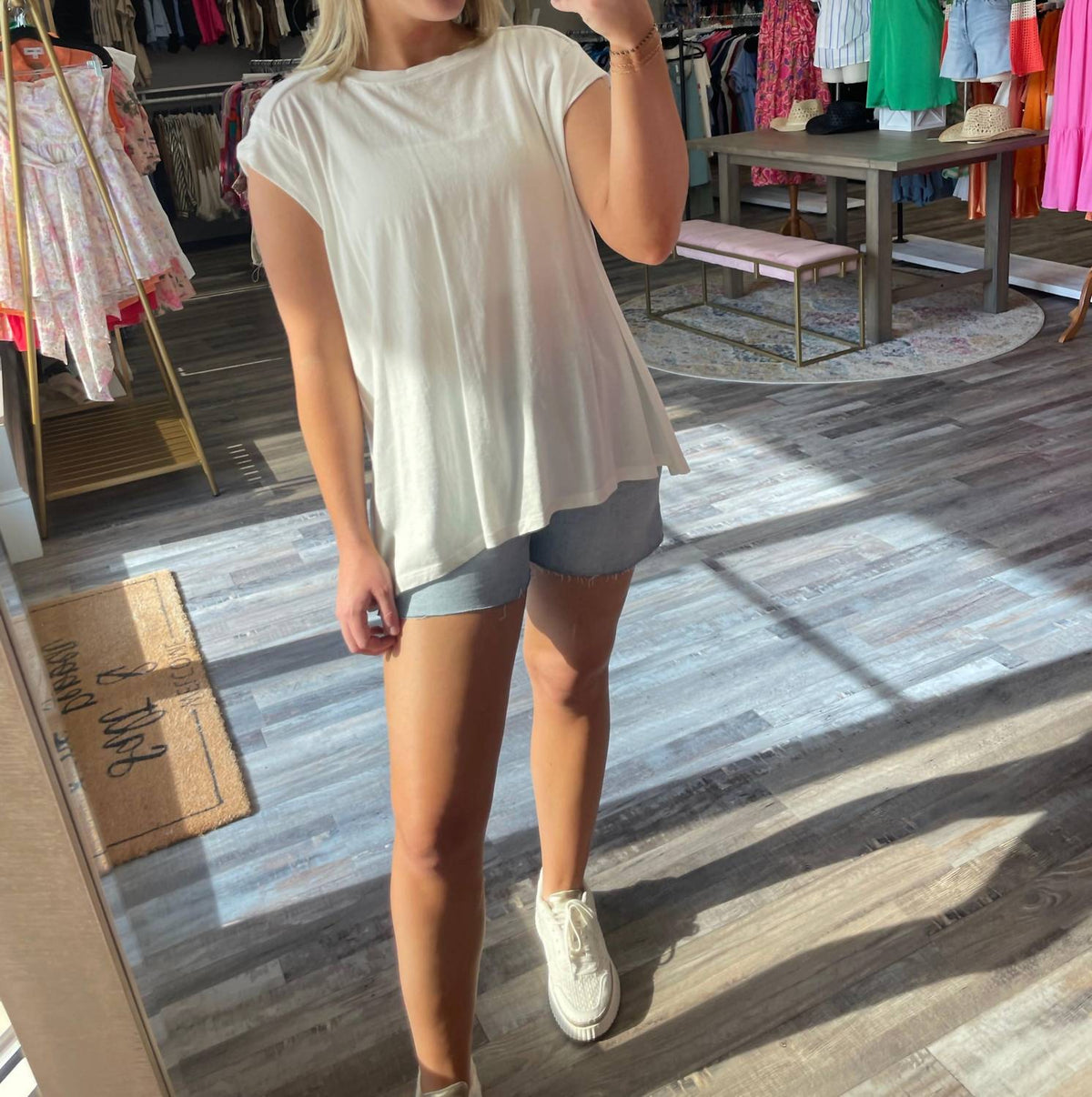 Hyfve - Cap Sleeve Oversized Tee