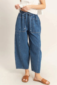 Hyfve - Cargo Wide Leg Barrel Jeans