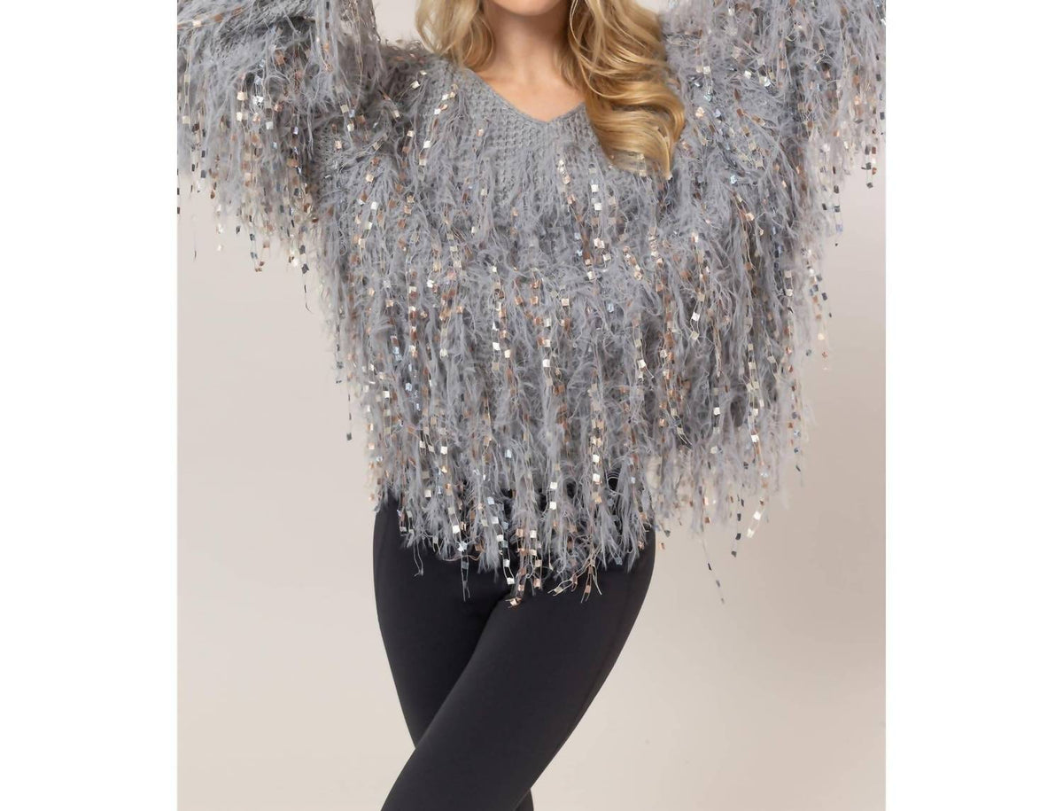 Hyfve - Fringe Embellished Pullover Sweater