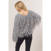 Hyfve - Fringe Embellished Pullover Sweater