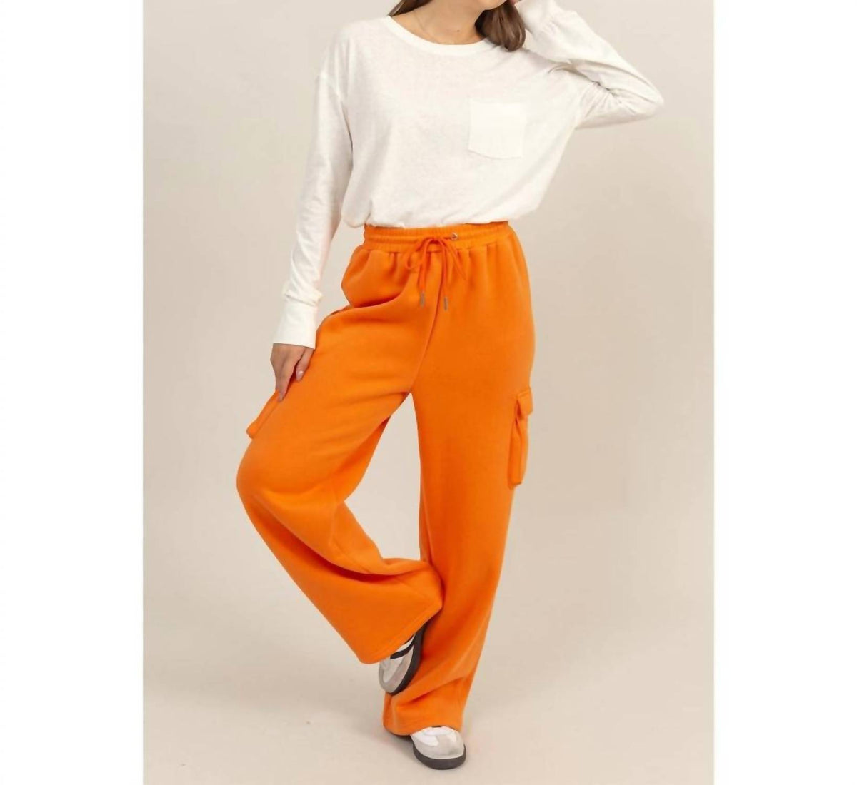 Hyfve - High-waist Cargo Sweatpant