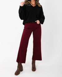 Hyfve - Olivia Oversized V-neck Sweater